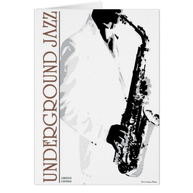 Underground Jazz Kaart (Voorkant)