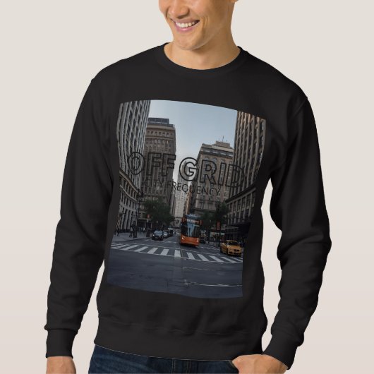 Underground Off Sweatshirt Streetwear Black Men (Devant)