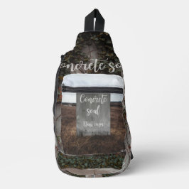 Underground Streetwear Crossbody Bag Concrete Sling Bag