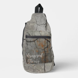 Underground Streetwear Crossbody Bag Concrete Sling Bag