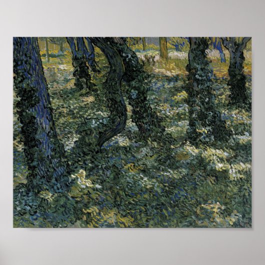 Undergrowth Van Gogh Fine Art Poster (Voorkant)