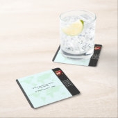 Underlägg — Connect, World Vierkante Kartonnen Onderzetter (Insitu)