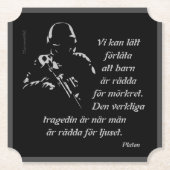 Underlägg — Ljusskygg Kartonnen Onderzetters (Voorkant)