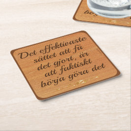 Underlägg — Uträtta Vierkante Kartonnen Onderzetter