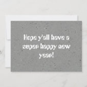 Understated New Year Elegance Card Bedankkaart (Achterkant)