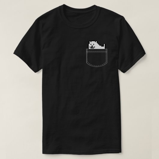 Undertale Dog Pocket T-shirt (Design voorkant)