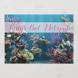 Underwater Bat Mitzvah Uitnodiging