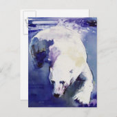 Underwater Bear Briefkaart (Voorkant / Achterkant)