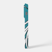 Underwater seaweed in blue iPhone hoesje (Linkerkant)