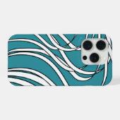 Underwater seaweed in blue iPhone hoesje (Achterkant horizontaal)