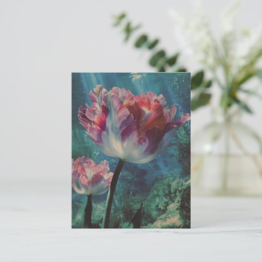 Underwater Tulip Briefkaart (Staand voorkant)