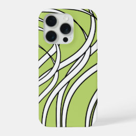Underwater  Wave lime green iPhone 15 Pro Hoesje