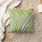Underwater Wave lime green Kussen (Deken)