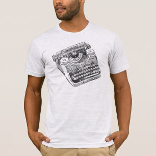 Underwood Distressed typemachine T-shirt