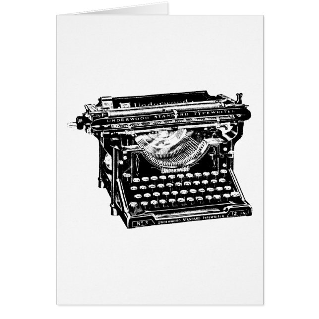 Underwood Typewriter (Voorkant)