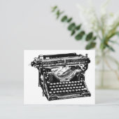 Underwood Typewriter Briefkaart (Staand voorkant)