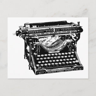 Underwood Typewriter Briefkaart