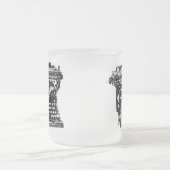 Underwood Typewriter Matglas Koffiemok (Center)