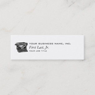 Underwood Typewriter Mini Visitekaartje