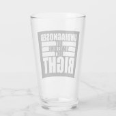 Undiagnosed But Something Ain't Right Funny Joke Glas (Achterkant)