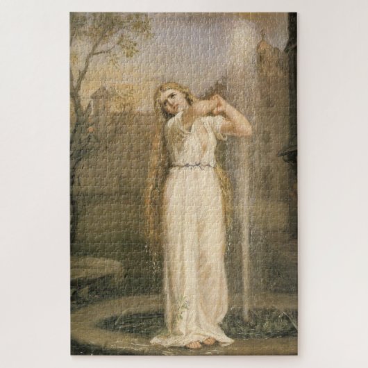 Undine (door John William Waterhouse) Legpuzzel (Verticaal)
