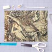 "Undine in the Waves" van Arthur Rackham Tissuepapier (Craft)