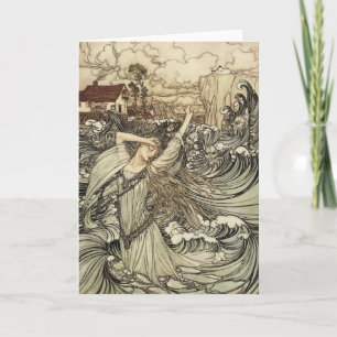 Undine van Arthur Rackham Kaart