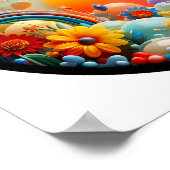 Une affiche abstraite à thème de nature moderne (Coin)