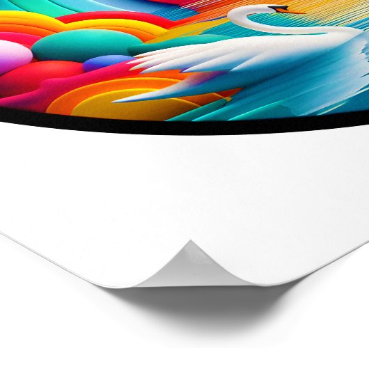 Une affiche abstraite à thème de nature moderne (Coin)