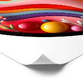 Une affiche abstraite à thème de nature moderne (Coin)