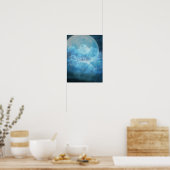 Une affiche bleu océan (Cuisine)