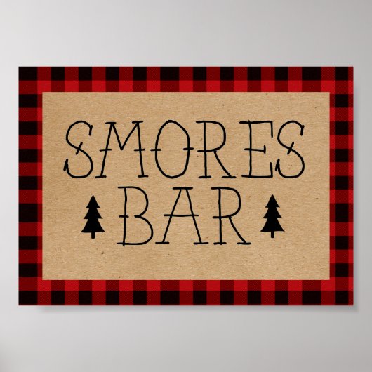 Une affiche de barres de s'mores Petit Ours (Devant)