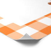 Une Affiche de bienvenue Baby shower à pâté d'auto (Coin)