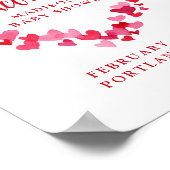 Une Affiche de bienvenue Baby shower un peu amoure (Coin)