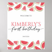 Une Affiche de bienvenue D'Anniversaire Dans Un Me (Devant)