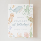 Une Affiche de bienvenue de 18x24 pouces avec la m