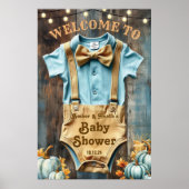 Une Affiche de bienvenue Romper Un Petit Citrouill (Devant)