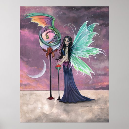 Une Affiche de Fée Dragon de Rêve Vivant (Devant)