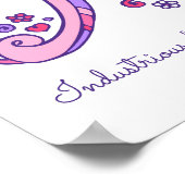 Une affiche de monogramme d'art signifiant le nom  (Coin)