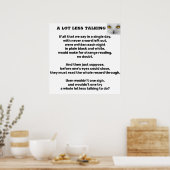 UNE affiche de poésie BEAUCOUP MOINS parlante (Cuisine)