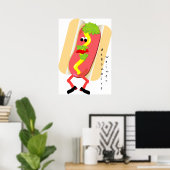 une affiche de weiner très débonaire (Bureau à domicile)