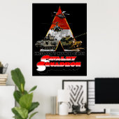 Une affiche du rétro-film de l'Escadron Cav (Bureau à domicile)