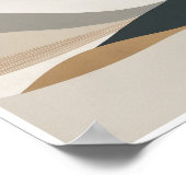 une affiche murale d'art abstrait design minimalis (Coin)