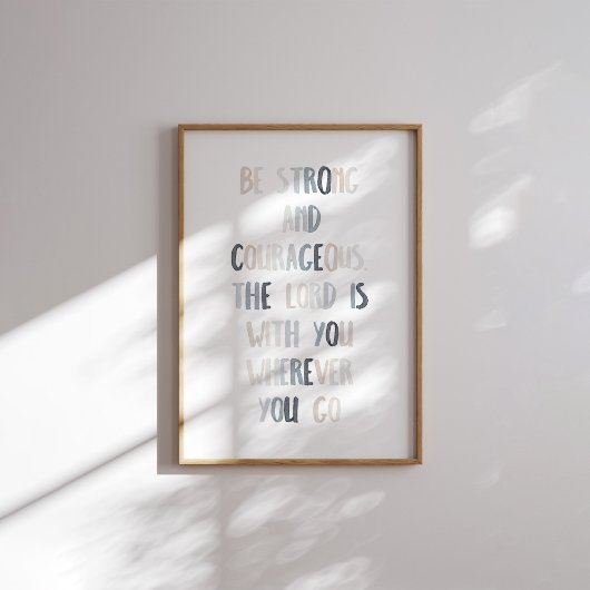 Une affiche neutre et courageuse