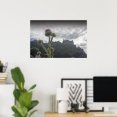 Une affiche photo du château d'Édimbourg. (Bureau à domicile)