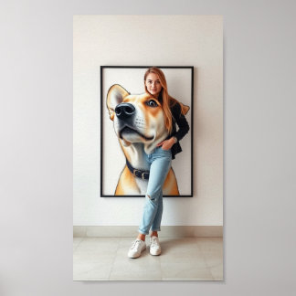 Une affiche pour amoureux de les chiens Best Frien