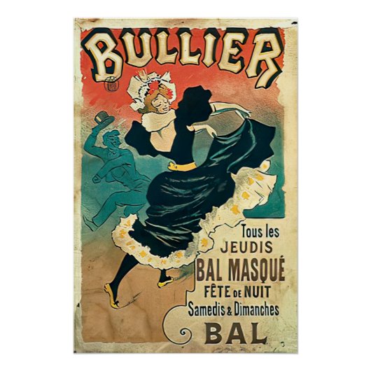 Une affiche vintage en français (Devant)