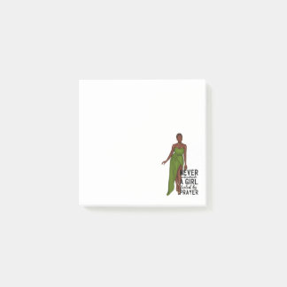 Une Africaine Américaine Inspirationnelle Post-It 