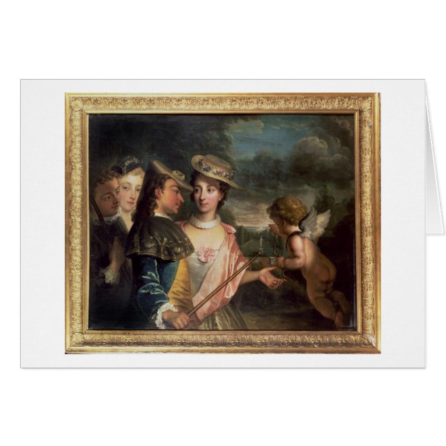 Une allégorie de cour (Devant horizontal)