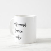 Une amie, Fiancée, Mug Café Femme (Devant gauche)